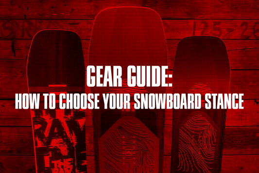 Gear guide for snowboard stance width to help you set your binding distance and width