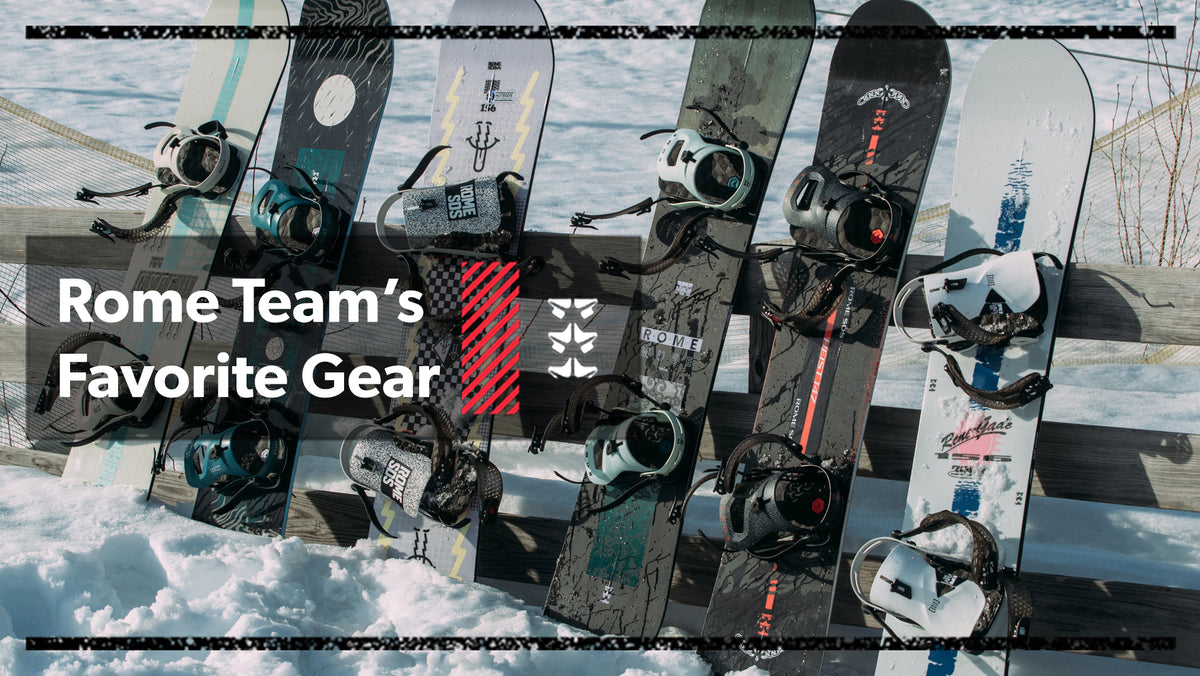 Rome favorite snowboards, 23/24, Rome Snowboards, Roam Team Favorites