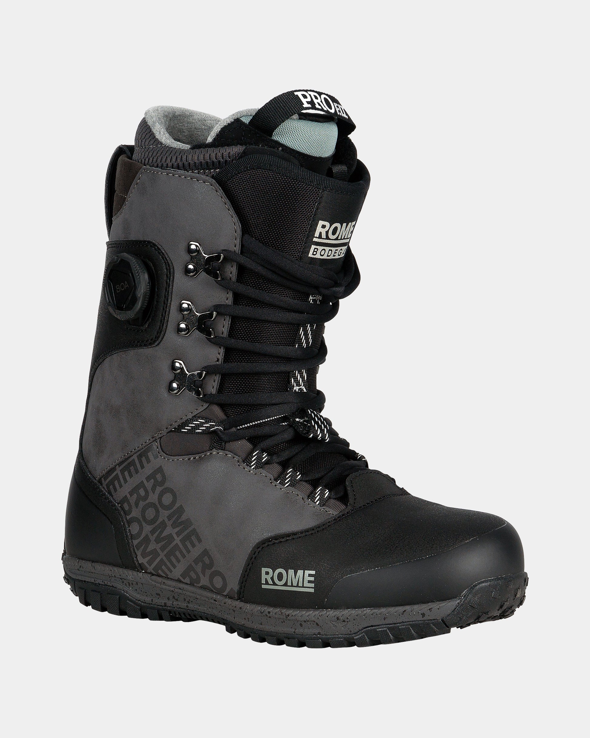 features-bg-black Bodega Hybrid Boa 2025 | Rome Snowboards™ snowboard boots men