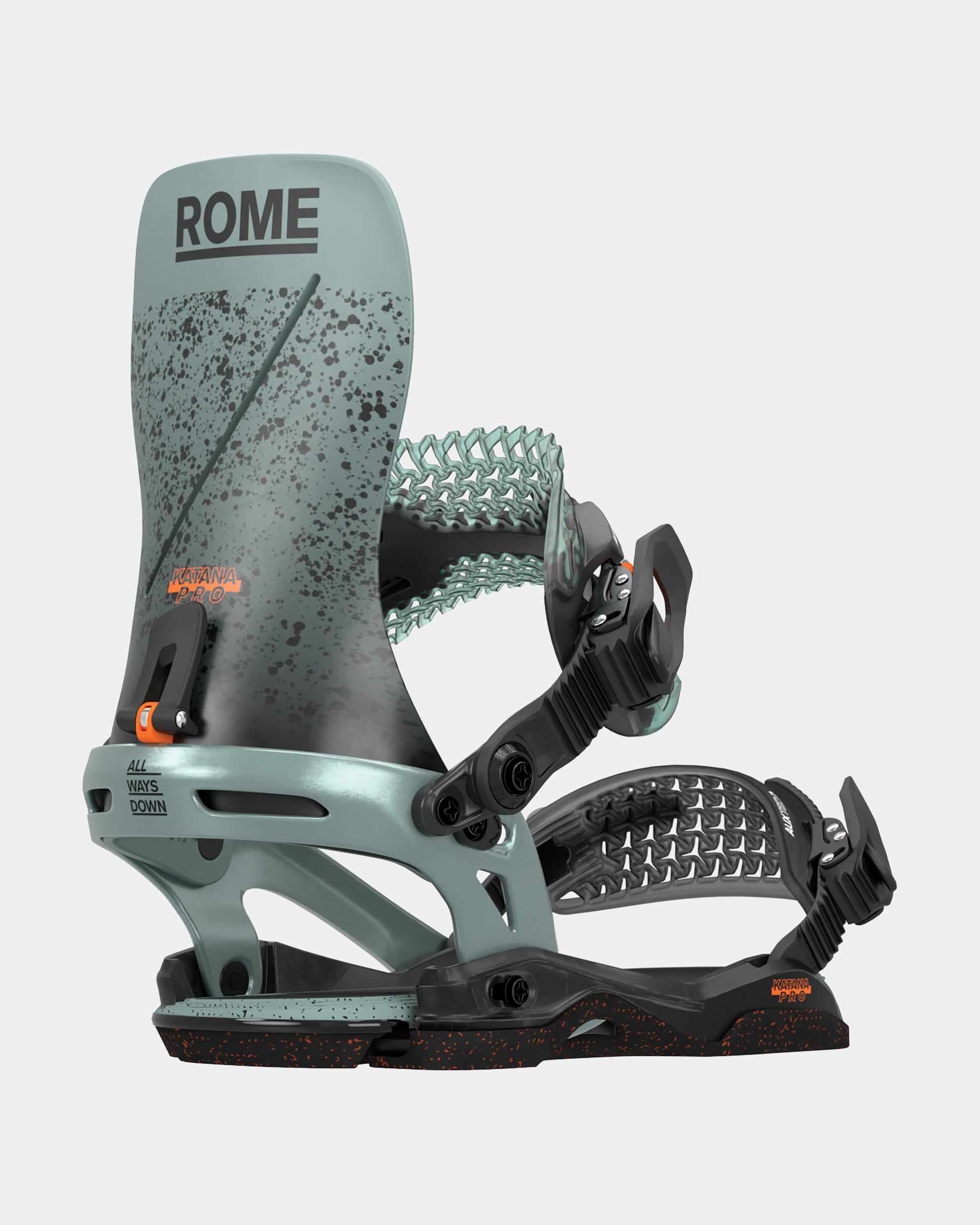 features-bg-slate gray/orange color-slate-gray/orange Katana Pro 2025 | Rome Snowboards™ best men bindings