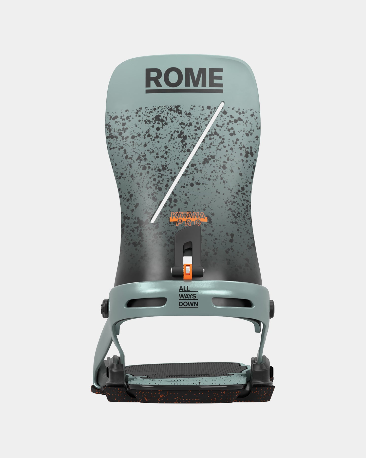 color-slate-gray/orange Katana Pro 2025 | Rome Snowboards™ professional men bindings