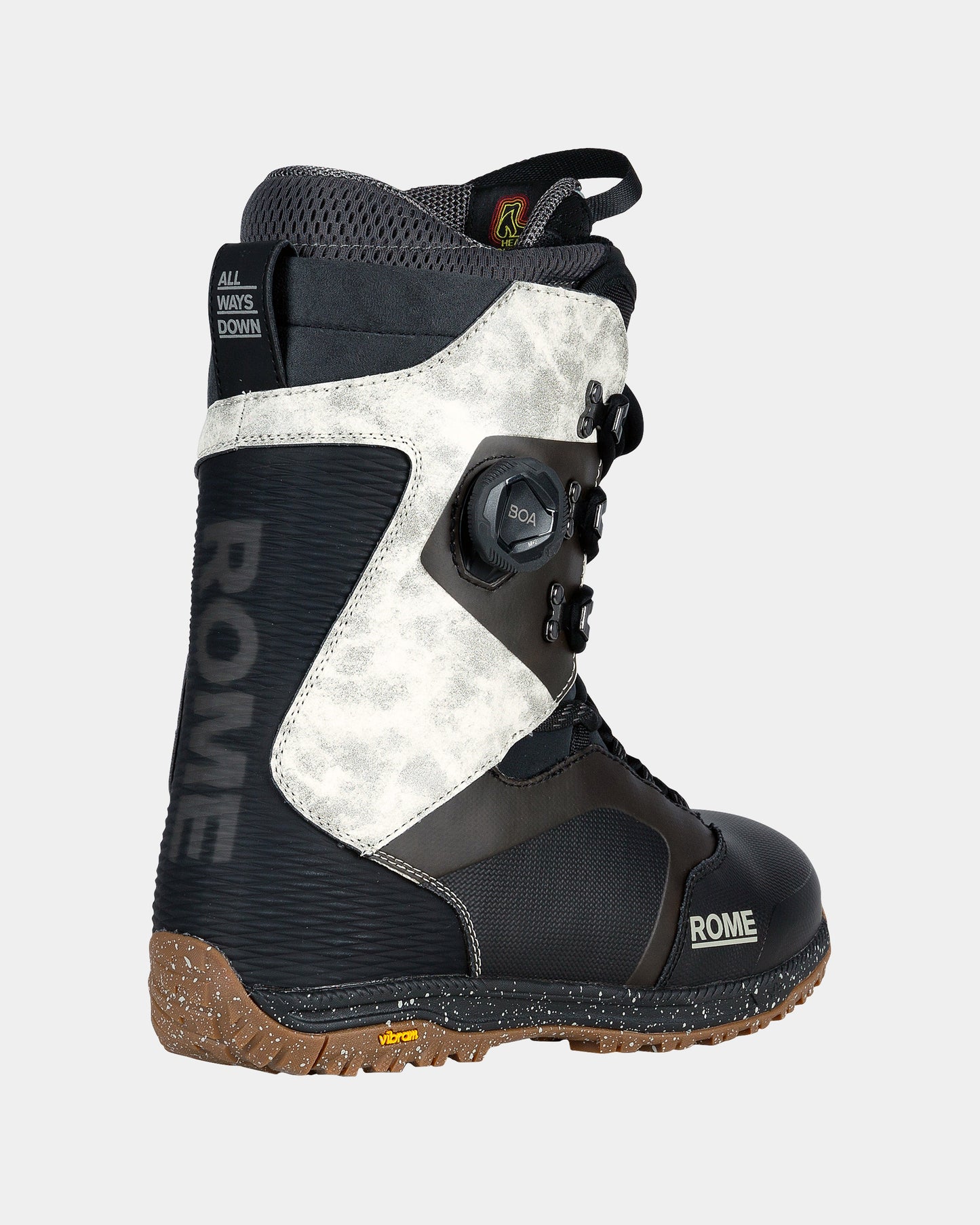 features-bg-black/white Libertine Hybrid Boa 2025 | Rome Snowboards™ professional snowboard boots