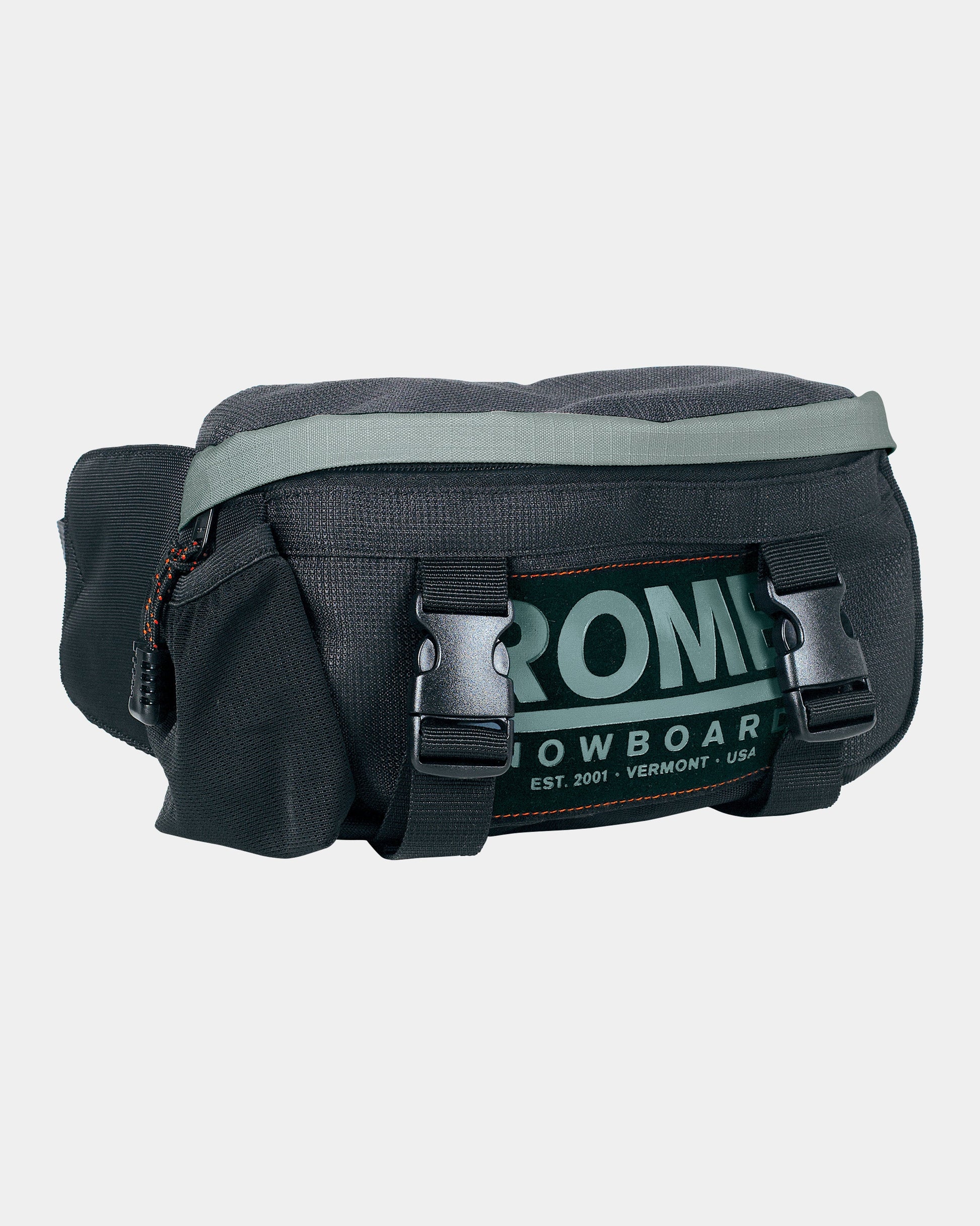 Fannypack bag in black. Party Pack 2025 | Rome Snowboards™ 2025.